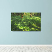 Der Frühling im Wald Leinwanddruck (Insitu (Holzboden))