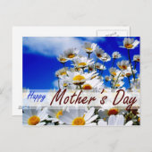 Der Frühling in blauer Luft für die MAMA Postkarte (Vorne/Hinten)