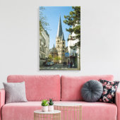 Der Frühling in Bonn überwältigt Canvas Leinwanddruck (Insitu (Wohnzimmer))