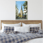 Der Frühling in Bonn überwältigt Canvas Leinwanddruck (Insitu (Schlafzimmer))