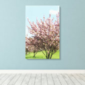 Der Frühling in Bonn überwältigt Canvas Leinwanddruck (Insitu (Holzboden))
