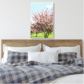 Der Frühling in Bonn überwältigt Canvas Leinwanddruck (Insitu (Schlafzimmer))