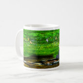 Der Frühling in der Wiese-Tasse Kaffeetasse (Vorderseite Links)