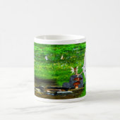 Der Frühling in der Wiese-Tasse Kaffeetasse (Mittel)