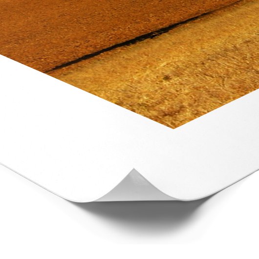 Der Frühling in Negev Poster (Ecke)