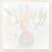 Der Frühling ins Neue Glasuntersetzer (Rückseite)