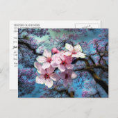 Der Frühling ist angekommen Postkarte (Vorne/Hinten)
