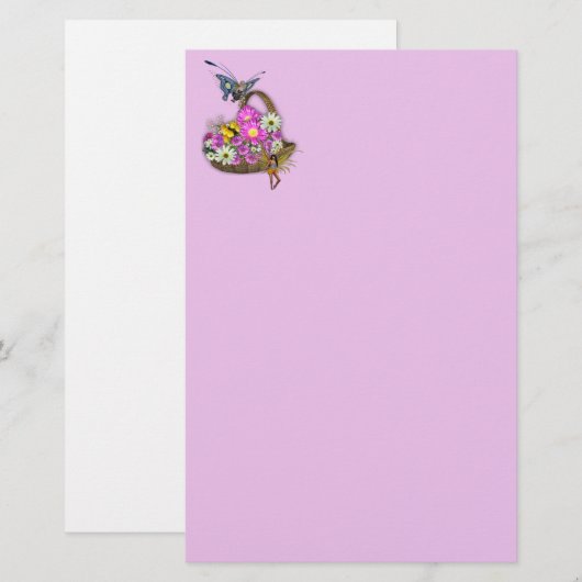 Der Frühling ist da Briefpapier (Vorne/Hinten)