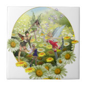 Der Frühling ist da Fliese (Vorderseite)