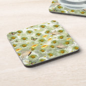 Der Frühling ist da Getränkeuntersetzer (Linke Seite)