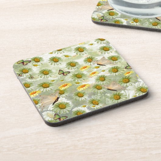 Der Frühling ist da Getränkeuntersetzer (Linke Seite)