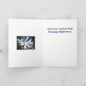 Der Frühling ist da! Grußkarten Weiße Magnolia Tre Karte (Innenseite)