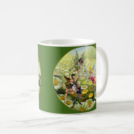 Der Frühling ist da Kaffeetasse (VorderseiteRechts)