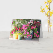 Der Frühling ist da! Karte (Gelbe Blume)