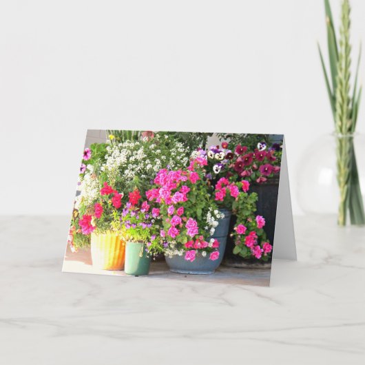 Der Frühling ist da! Karte (Vorderseite)