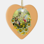 Der Frühling ist da Keramik Ornament (Rechts)