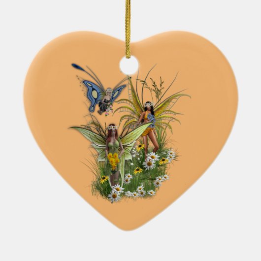 Der Frühling ist da Keramik Ornament (Hinten)