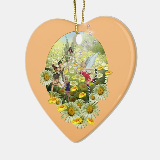 Der Frühling ist da Keramik Ornament (Links)