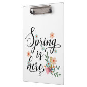 der Frühling ist da Klemmbrett (Links)