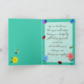 Der Frühling ist da! Muttertag Karte (Innenseite)