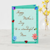 Der Frühling ist da! Muttertag Karte (Gelbe Blume)