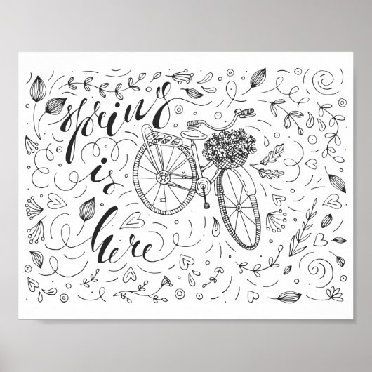 Der Frühling ist da Poster (Vorne)