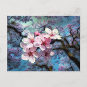 Der Frühling ist da Postkarte (Vorderseite)