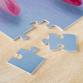 "Der Frühling ist da" Tulpenstrauß-Illustration Puzzle (Seite)