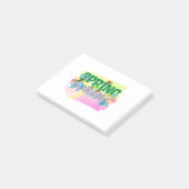 Der Frühling ist die gefederte Saison der Liebe Post-it Klebezettel (angewinkelt)