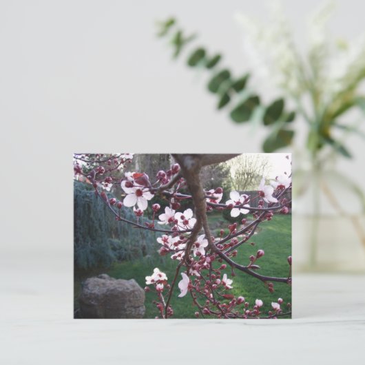 Der Frühling ist entstanden Postkarte (Stehend Vorderseite)