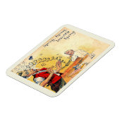 Der Frühling ist gefallen! Funny Vintag Comic Magnet (Linke Seite)