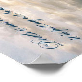 Der Frühling ist gekommen Poster (Ecke)