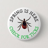 Der Frühling ist hier, Karo für Ticks-Taste Button (Vorderseite)