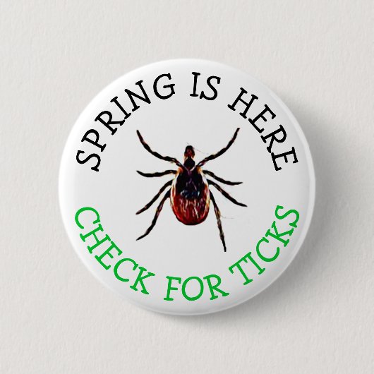 Der Frühling ist hier, Karo für Ticks-Taste Button (Vorderseite)