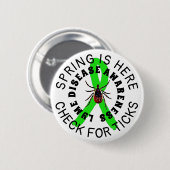 Der Frühling ist hier, Karo für Ticks-Taste Button (Vorne & Hinten)