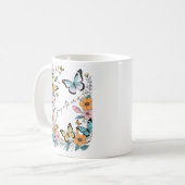 Der Frühling ist in der Luft Kaffeetasse (Vorderseite Links)
