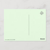 Der Frühling ist in der Luft Postkarte (Rückseite)