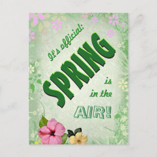 Der Frühling ist in der Luft Postkarte