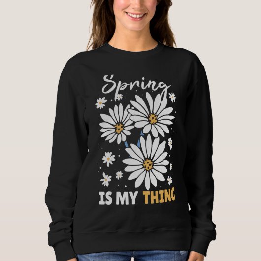 Der Frühling ist mein Ding Sweatshirt (Vorderseite)