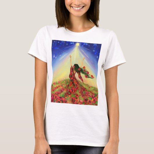 Der Frühling kommt nach dem Winter T - Shirt Maler (Vorderseite)