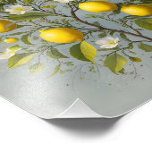 Der Frühling: Lemon Tree Blossom Fotodruck (Ecke)