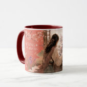 Der Frühling liegt in der Luft. Tasse (Vorderseite Links)