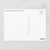 Der Frühling oder das Meer Postkarte (Rückseite)
