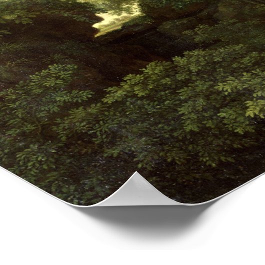 Der Frühling oder der Garten von Eden Poster (Ecke)
