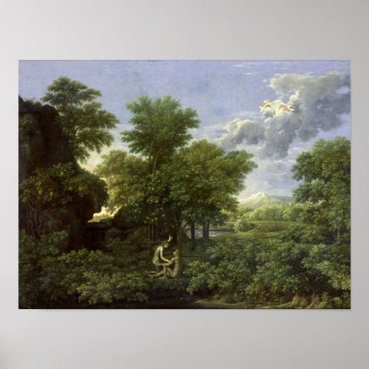 Der Frühling oder der Garten von Eden Poster (Vorne)