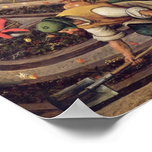 Der Frühling Poster (Ecke)