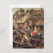 Der Frühling Postkarte (Vorne/Hinten)