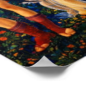Der Frühling (Primavera) von Sandro Botticelli Poster (Ecke)