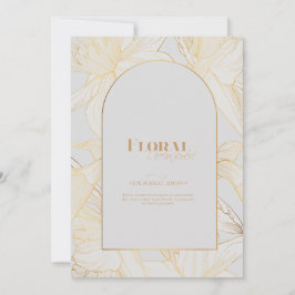 Der Frühling schmückt Blume mit Kunst. Einladung