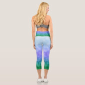 Der Frühling unter dem Himmel Capri Leggings (Rückseite)